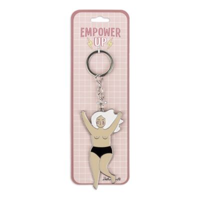 "empower up" keychain hf