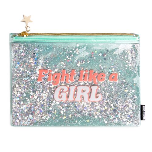 Glitter cluth fight like a girl hf