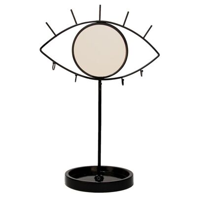 Mirror/jewelry tray black eye hf