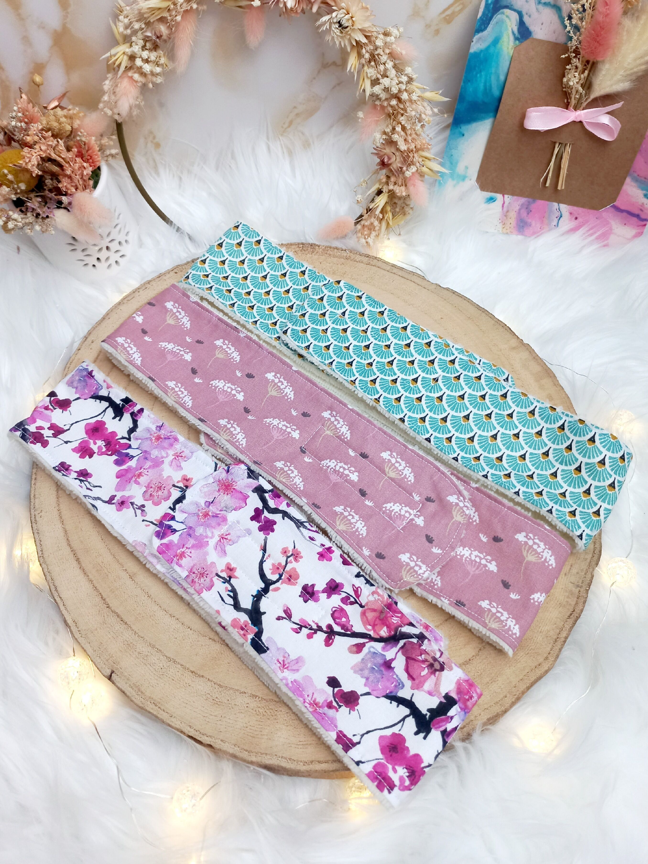 Fascia regolabile da donna in cotone e bambù