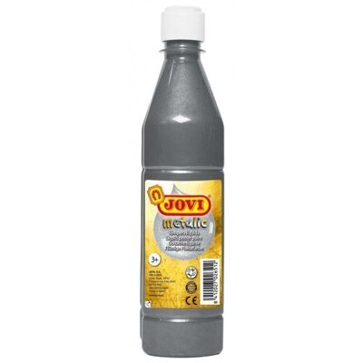 Témpera líquida Jovi 500ml metalic plata