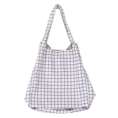 BOLSO TOTE MAXI CUADRADOS HF