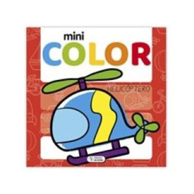Libro colorear Mini color 16x16 -72 páginas 4 modelos