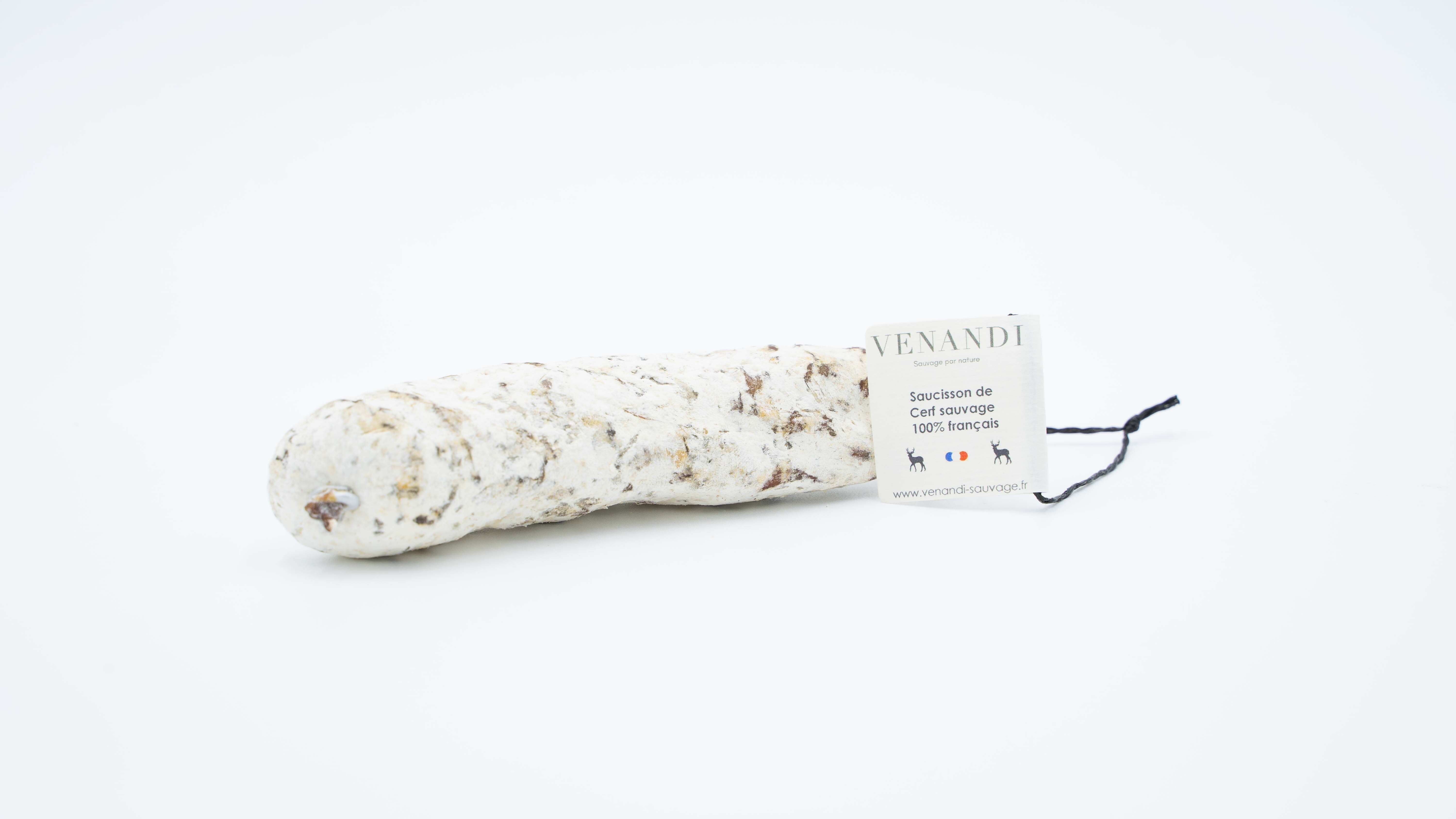 Saucisson de cerf sauvage 100% français