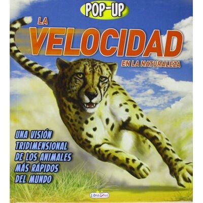 Libro Pop Up Animales Veloces 10 páginas 25x28