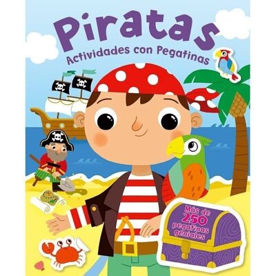 Libro Pegatinas y Extraíbles Piratas
