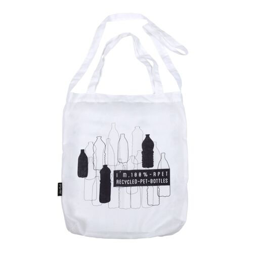 Recycled pet tote bag bottles hf