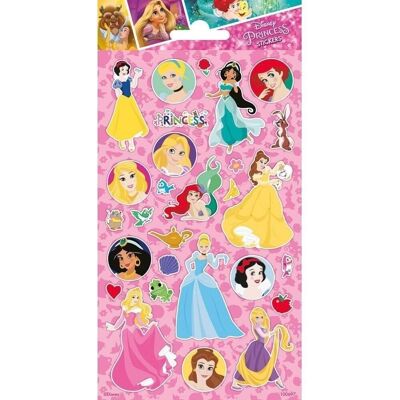 Princesas Disney Pack de Pegatinas con purpurina