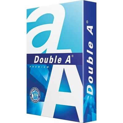 Paquete 500 hojas papel A4  Double 80 gr. Premium