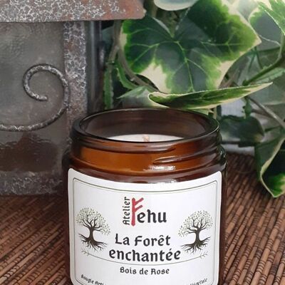 Candle "The enchanted forest" rosewood