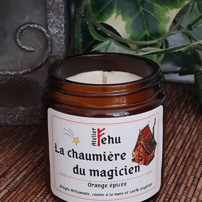 Bougie "La chaumière magique" orange épicée