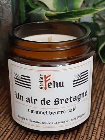 Bougie "Un air de Bretagne" caramel beurre salé 2