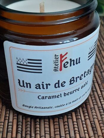 Bougie "Un air de Bretagne" caramel beurre salé 4