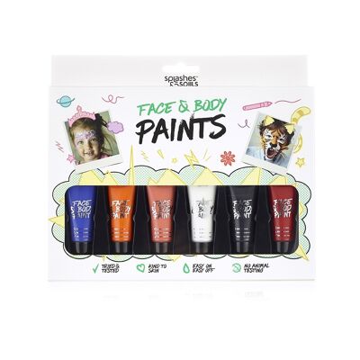 Cofanetto di colori per viso e corpo per bambini da 10 ml