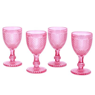 PACK 4 GOBLET EN VERRE HF