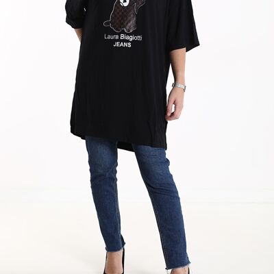 T-shirt Viscosa, marque Laura Biagiotti, pour femme, Made in China, art. JLB211-1.290