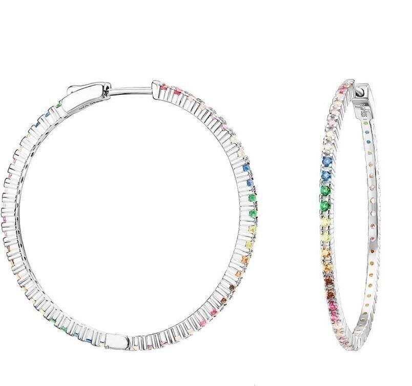 Tracy colors Orecchini Silver-PAR - Fiore di menta -