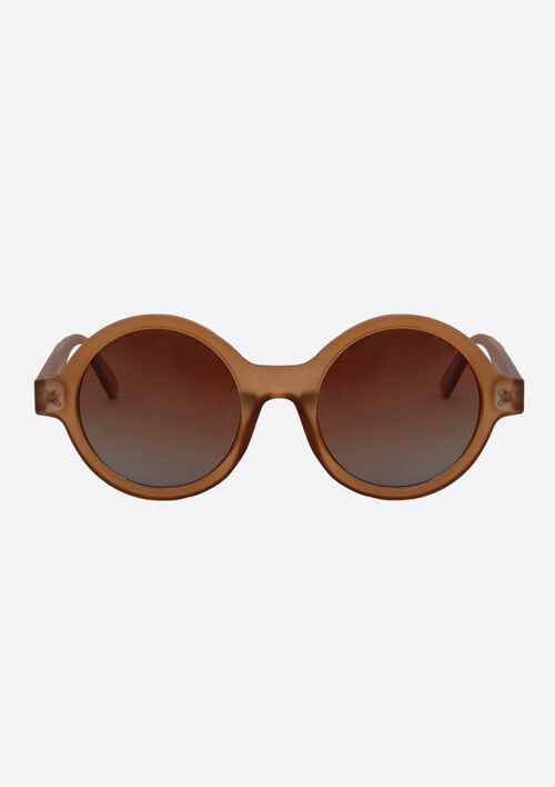 SUNGLASSES (POLARIZED) - PLUTO LOW BROWN FROSTED