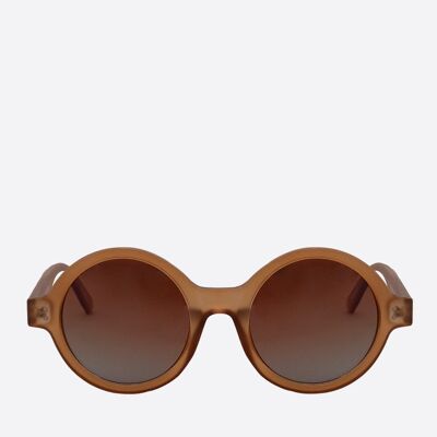 SUNGLASSES (POLARIZED) - PLUTO LOW BROWN FROSTED