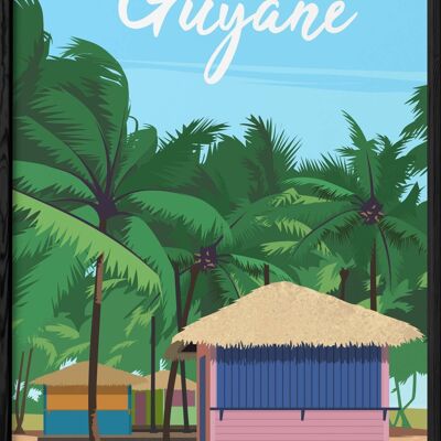 Plakat "Guyana".