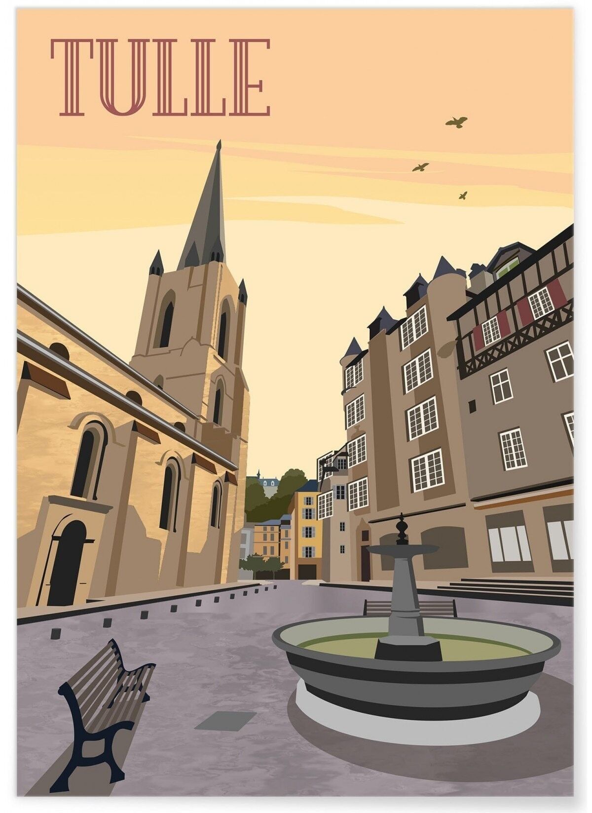 Cartel ilustrativo de la ciudad de Tul