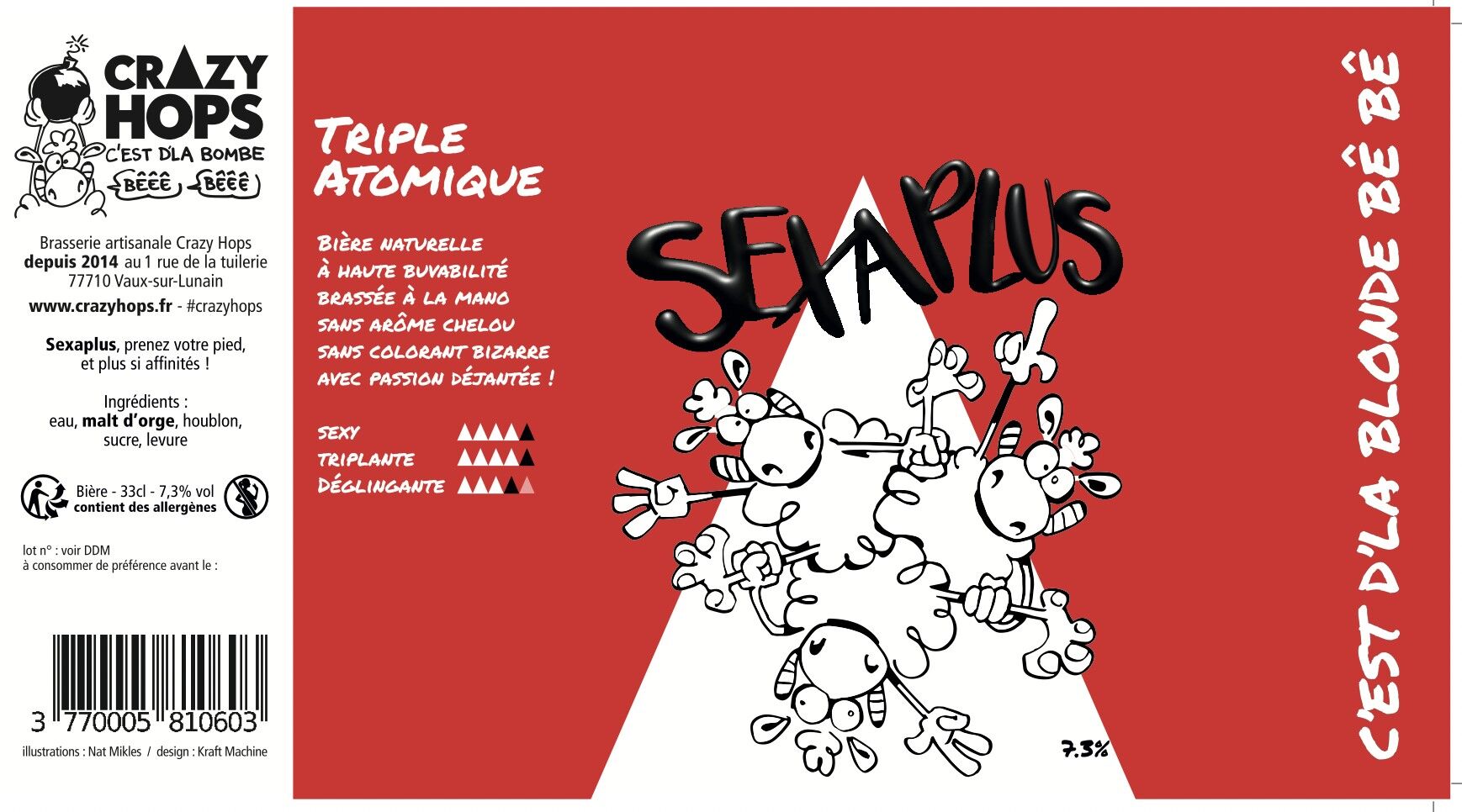 Birra Sexaplus Triple 33cl