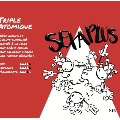 Cerveza Sexaplus Triple 33cl