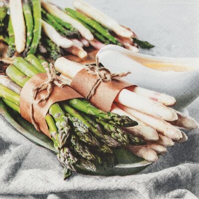 "Asparagus time" napkins
