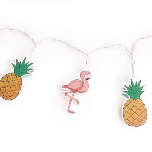 Flamingo/pineapple garland hf