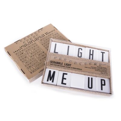 GUIRLANDE LUMINEUSE SCRABBLE HF