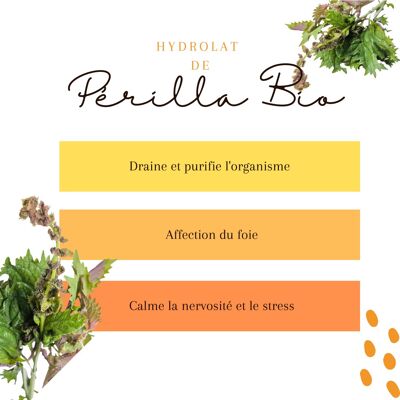 Hydrolat de Périlla BIO 1L