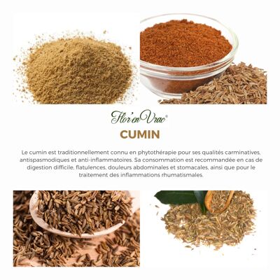 Cumin BIO en poudre