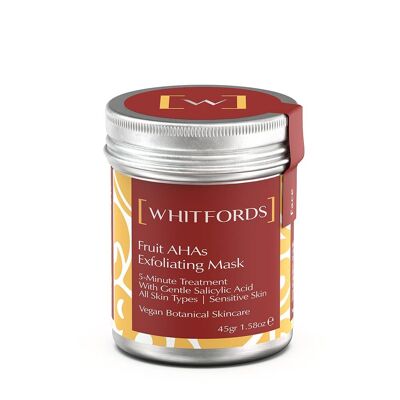 Fruit AHAs Peeling-Maske, 5-Minuten-Behandlung, 45 Gramm – Whitfords