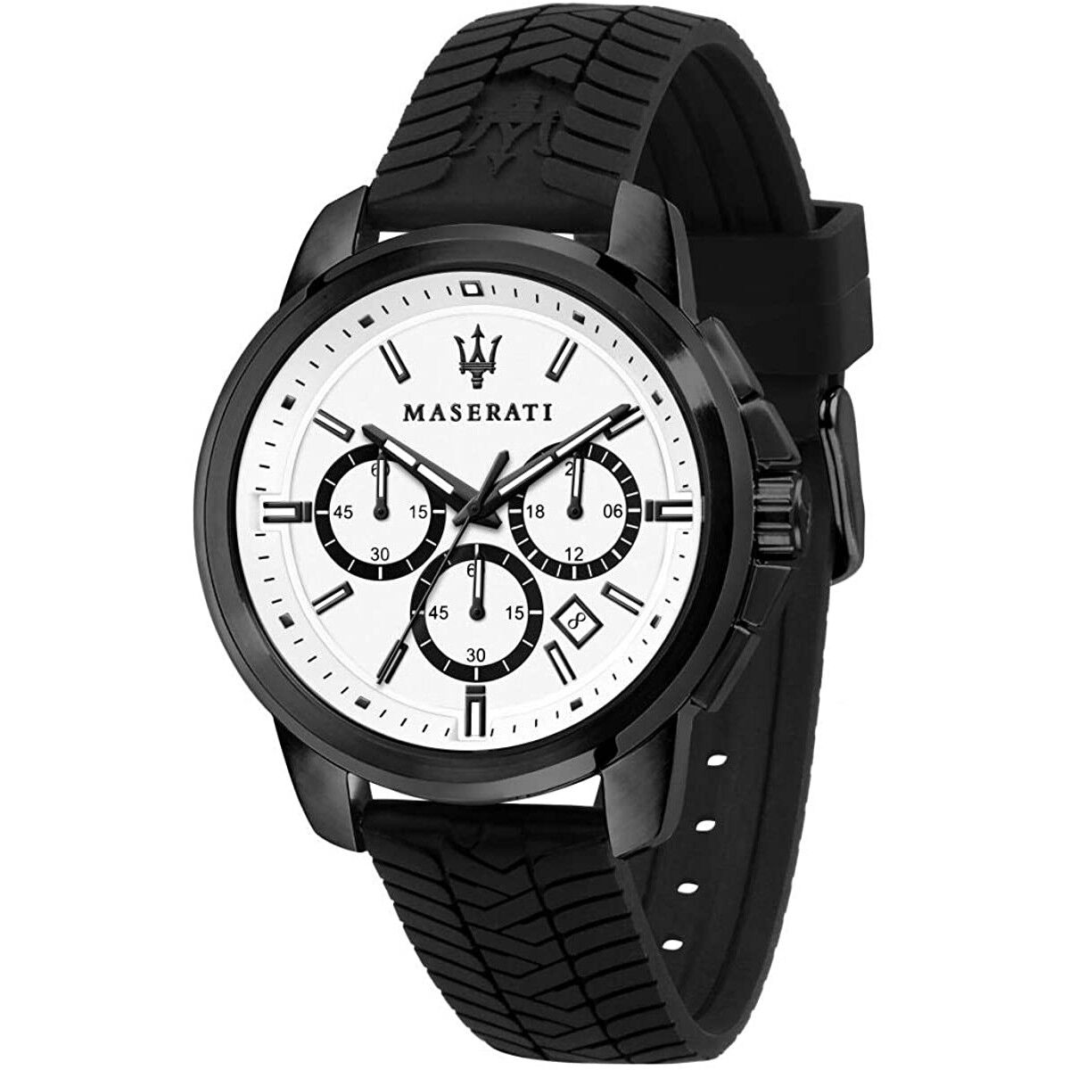 Maserati watch cheap rubber strap