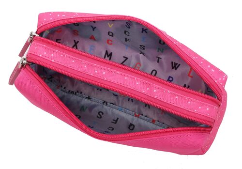 PINK VIBES double pencil pouch