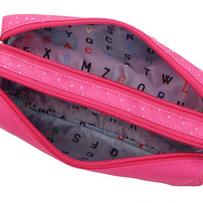 PINK VIBES double pencil pouch