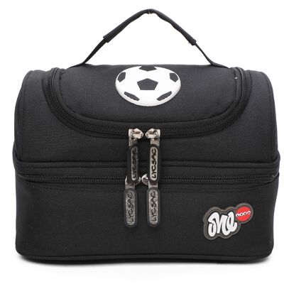 FOOTBALL FANS lunch box with inside lining