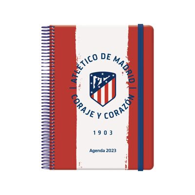 Pagina dell'agenda del giorno dell'Atlético de Madrid - Modello "1903"