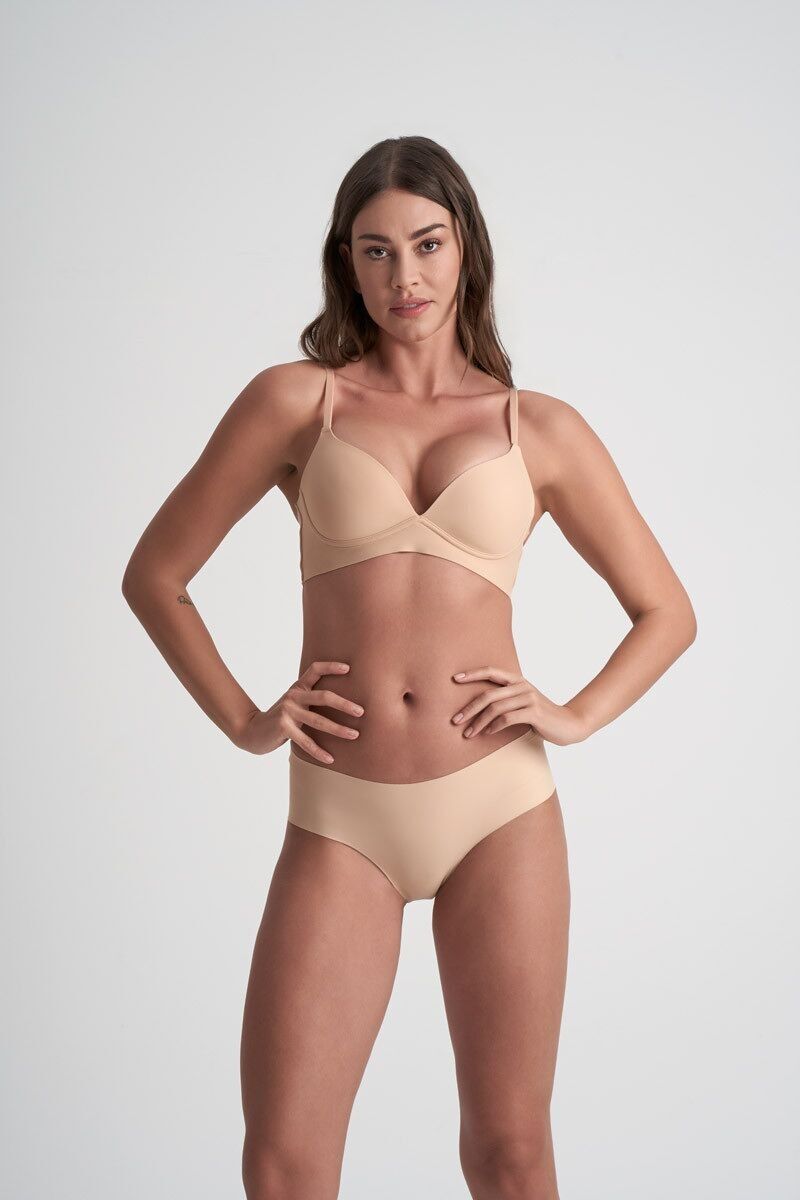 Unsichtbarer Hipster (2er-Pack: 1 Beige / 1 Schwarz) Beige & Schwarz