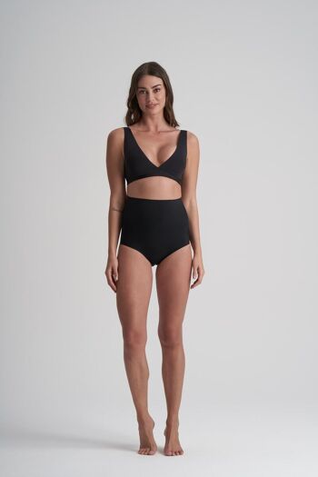 Culotte Rembourrée Taille Haute Noir 2