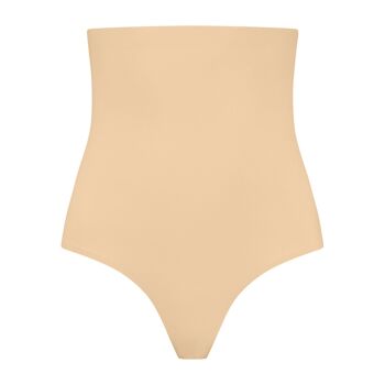 String Invisible Taille Haute Beige 1