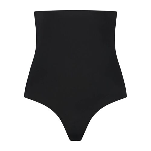 Invisible High Waist Thong Black