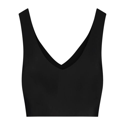 Bra Top V-Neck Black