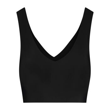 Soutien-gorge Top Col V Noir 1