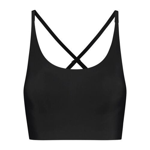 Bra Top Round-Neck Black