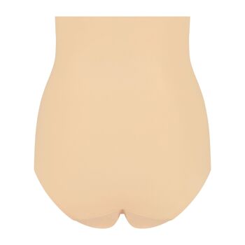 Slip Taille Haute Sans Couture Beige 4