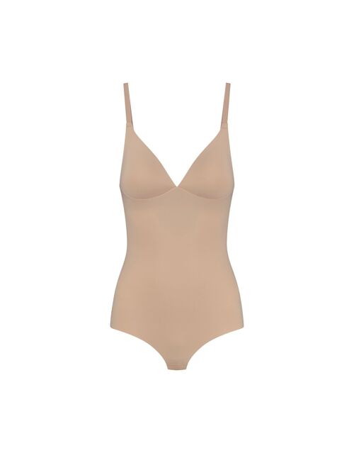 Sculpting Bodysuit Wire Free Beige