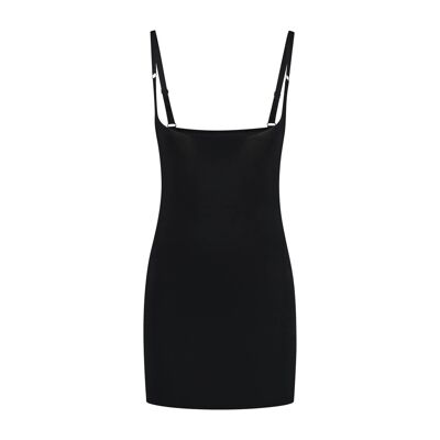 Esculpir Vestido Busto Abierto Negro