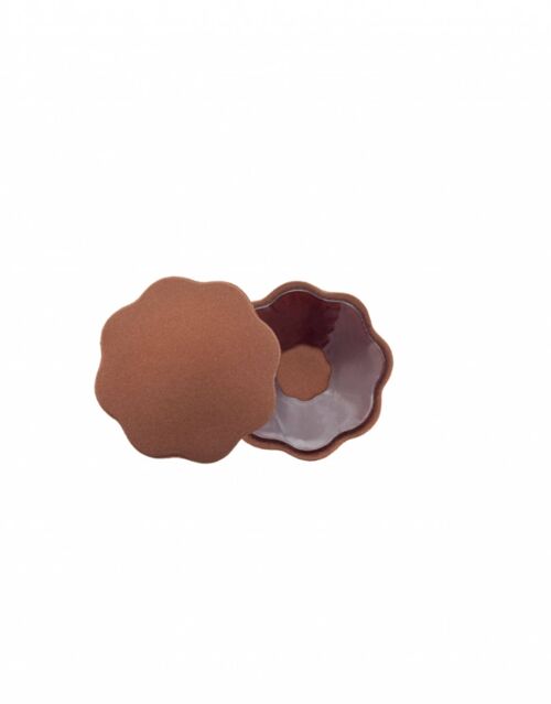 Fabric Nipple Covers (Reusable) Brown