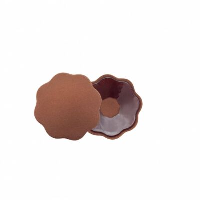 Fabric Nipple Covers (Reusable) Brown